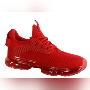 Women's Athletic Knit Running Shoe - Red